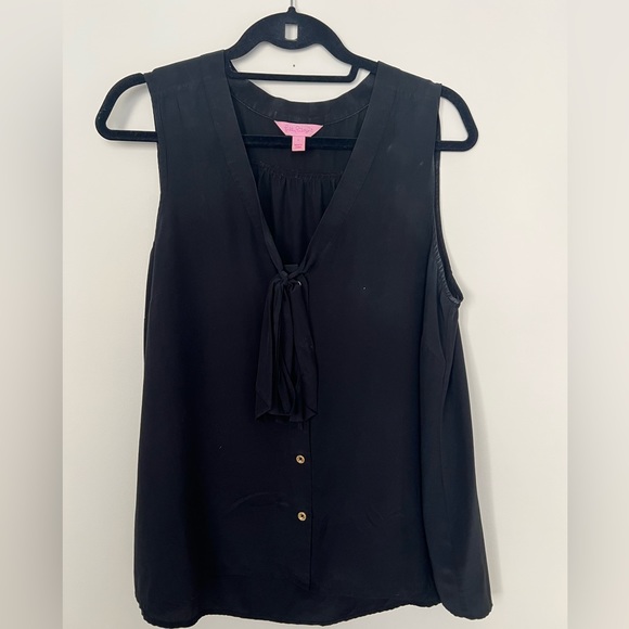 Lilly Pulitzer Raleigh Silk Blouse - Picture 1 of 4
